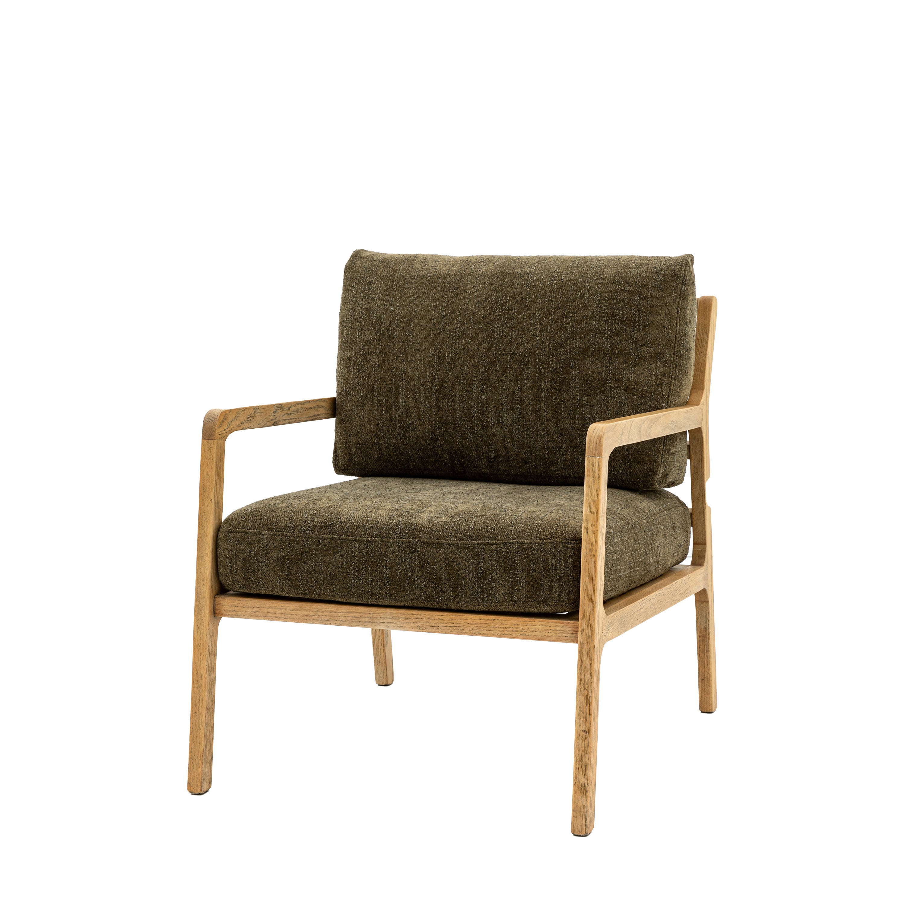 Caro Antique Moss Green Armchair